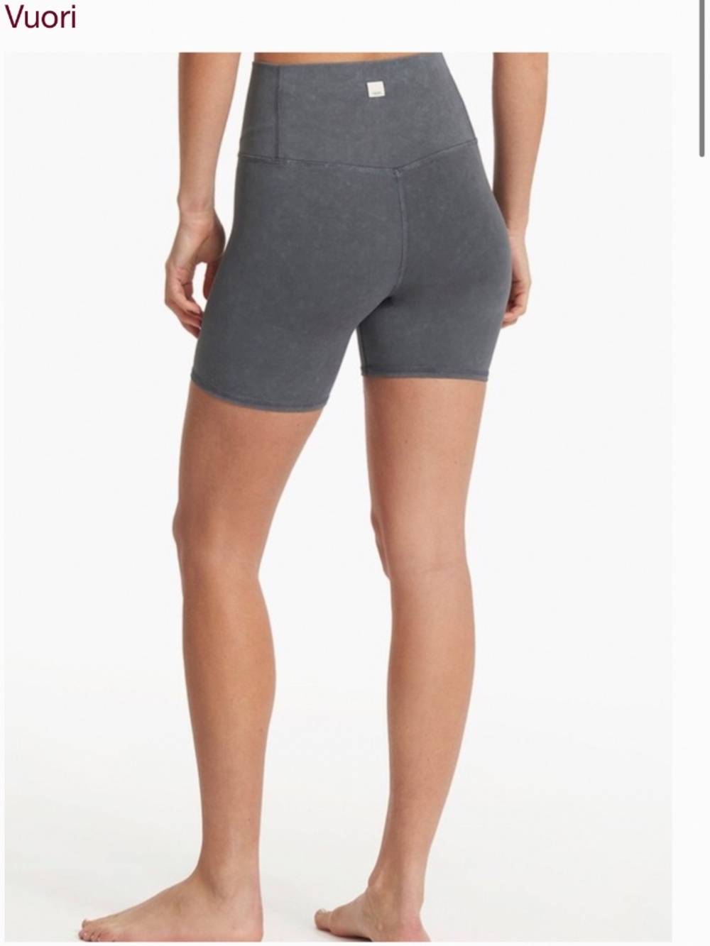 Vuori Washed Studio Short.  Washed Charcoal. XS. Worn Once. Perfect Condition